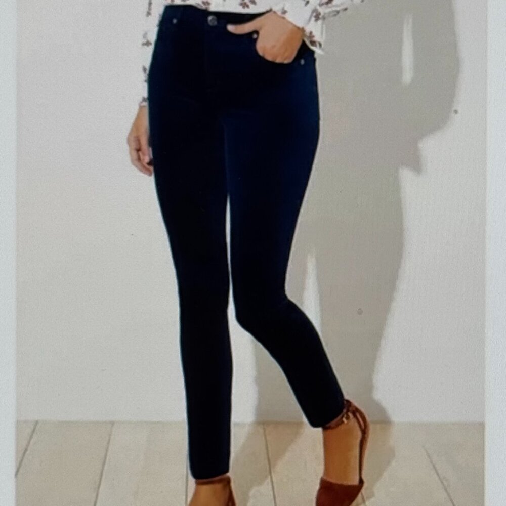 Loft Tall High Rise Skinny Velvet Pants 30/10 Nwot